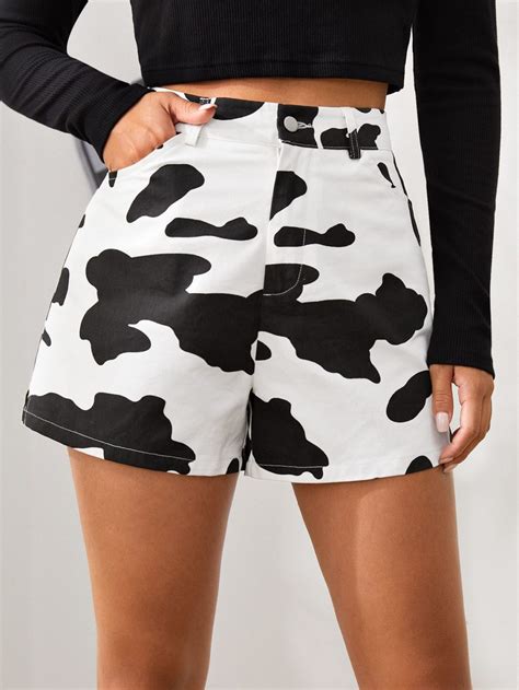 Find the Perfect Fit with Plus Size Cow Print Shorts